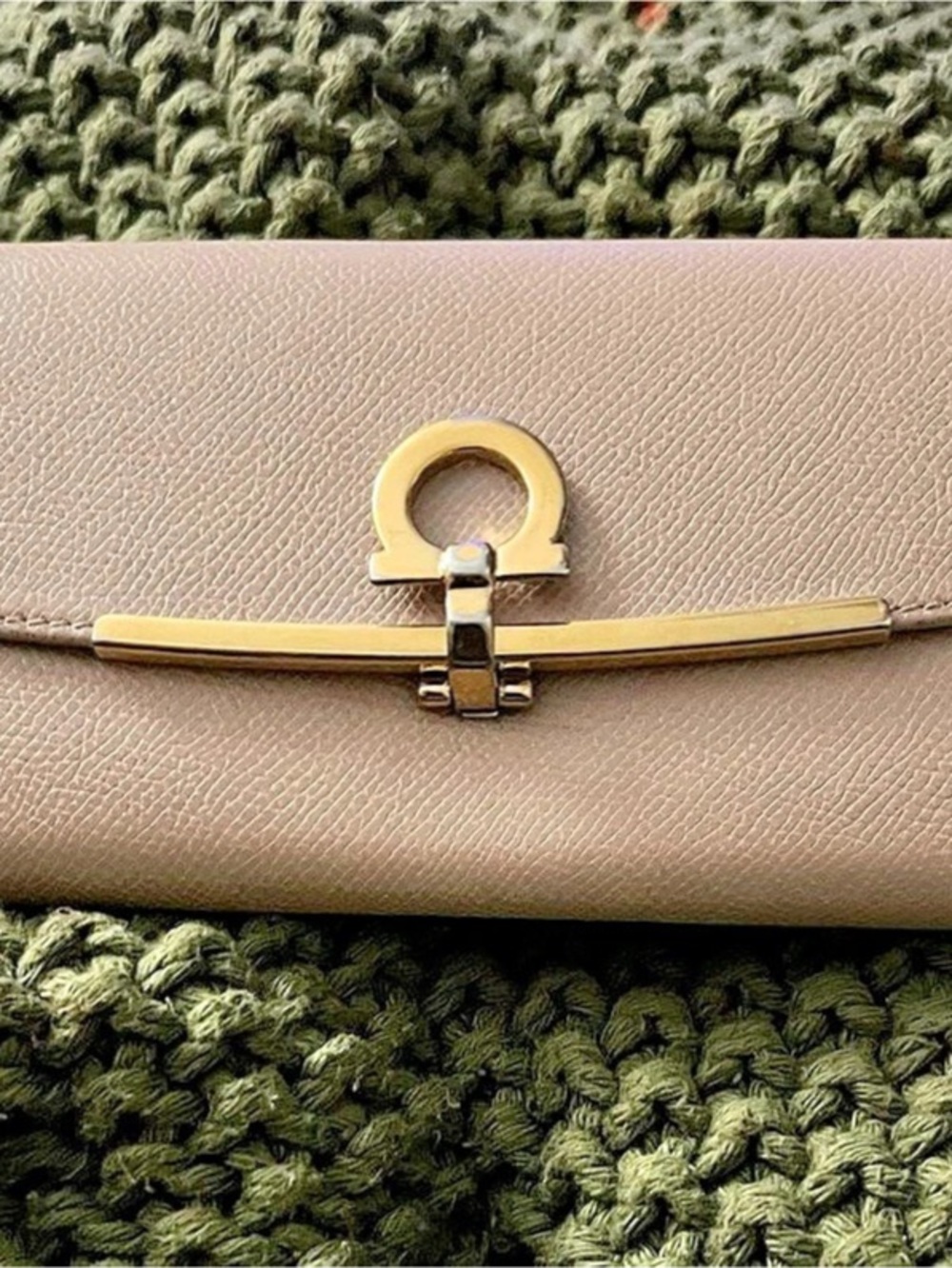 Salvatore Ferragamo Gancini Clip Continental Wallet